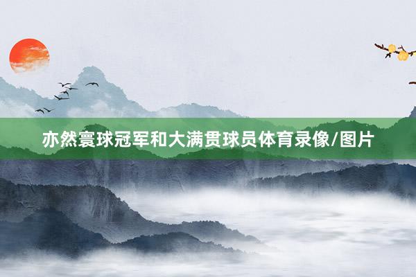 亦然寰球冠军和大满贯球员体育录像/图片