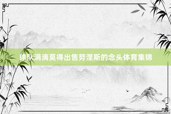 球队涓滴莫得出售努涅斯的念头体育集锦
