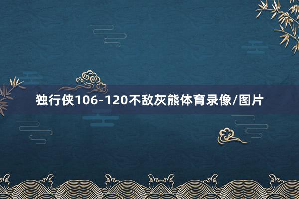 独行侠106-120不敌灰熊体育录像/图片