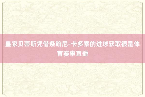 皇家贝蒂斯凭借条翰尼-卡多索的进球获取很是体育赛事直播