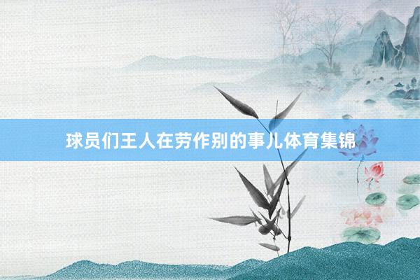 球员们王人在劳作别的事儿体育集锦