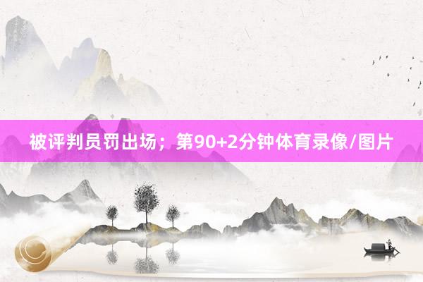 被评判员罚出场；第90+2分钟体育录像/图片