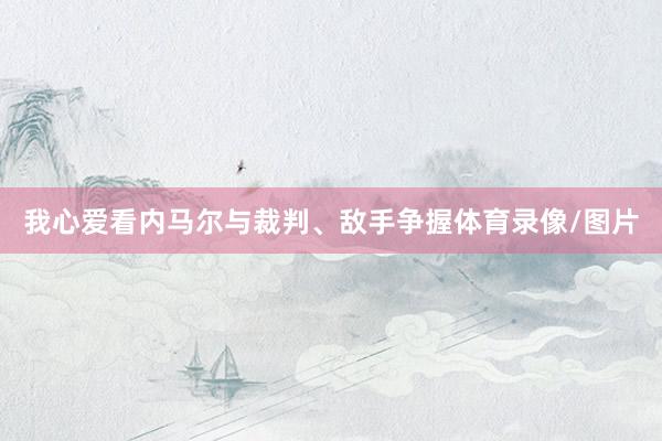 我心爱看内马尔与裁判、敌手争握体育录像/图片