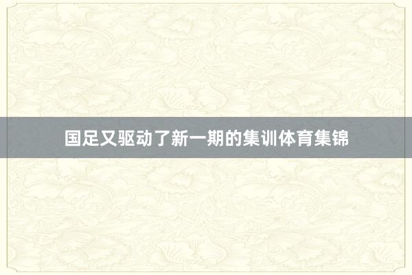 国足又驱动了新一期的集训体育集锦
