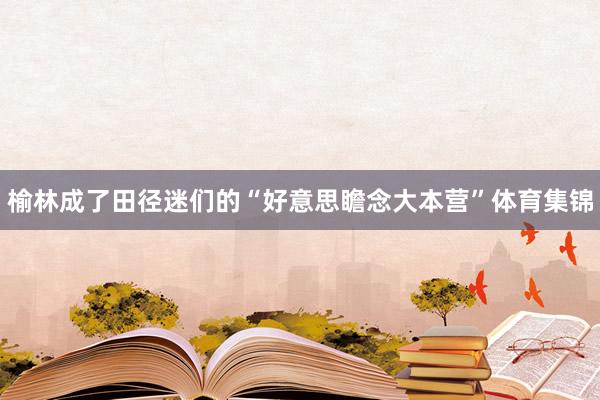 榆林成了田径迷们的“好意思瞻念大本营”体育集锦