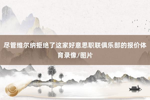 尽管维尔纳拒绝了这家好意思职联俱乐部的报价体育录像/图片