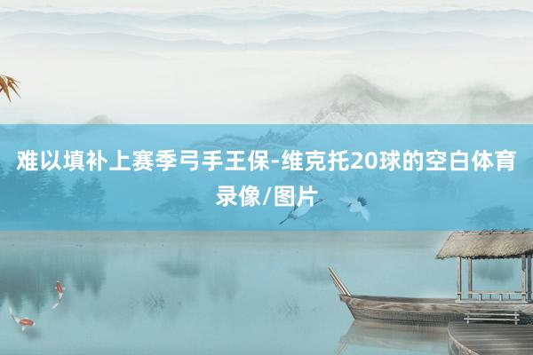难以填补上赛季弓手王保-维克托20球的空白体育录像/图片