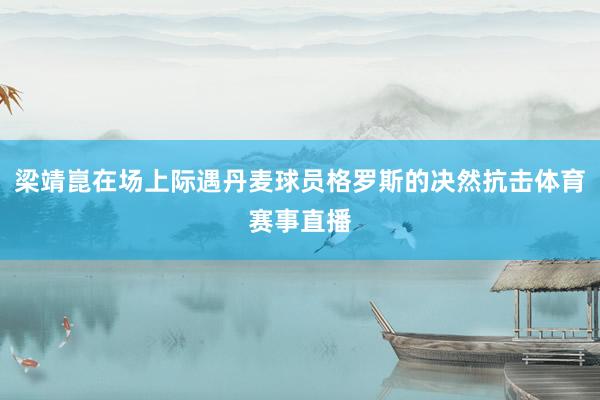梁靖崑在场上际遇丹麦球员格罗斯的决然抗击体育赛事直播