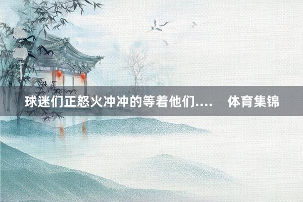 球迷们正怒火冲冲的等着他们....    体育集锦