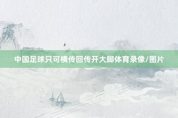 中国足球只可横传回传开大脚体育录像/图片