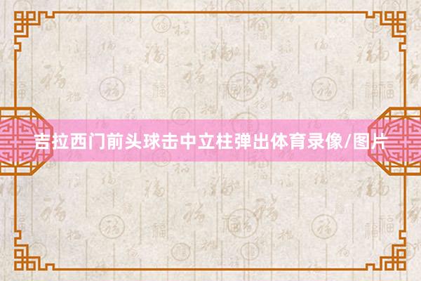 吉拉西门前头球击中立柱弹出体育录像/图片