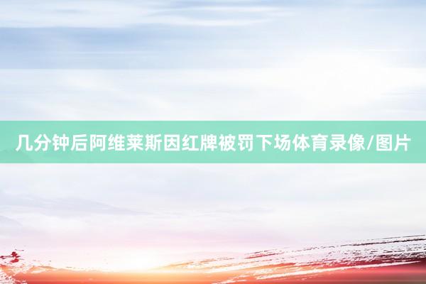 几分钟后阿维莱斯因红牌被罚下场体育录像/图片